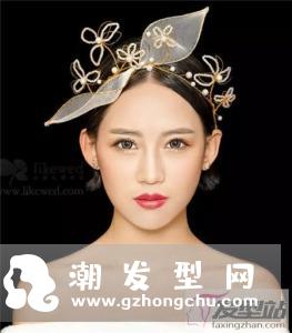短发新娘婚纱造型 最美发型打开方式