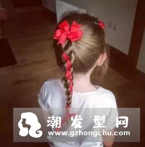 儿童编发发型图片 麻花鱼尾辫怎么扎图解