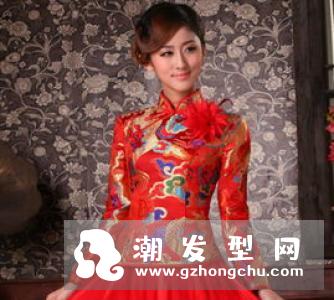 新娘点名率最高的发型 中式秀禾新娘造型