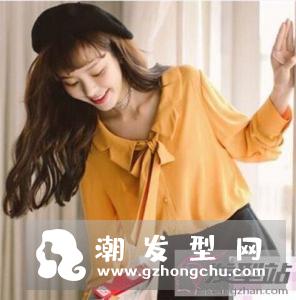 水波纹发型图片中长发 塑造的美感不会让你失望