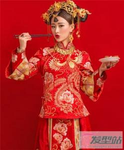 古典中式新娘发型 浪漫婉约别致亮眼