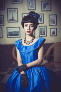 额头高新娘适合的盘发 高额头也可做温柔唯美新娘