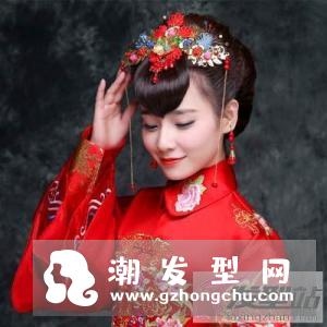 超美古装新娘发型 散发端庄古典贵气
