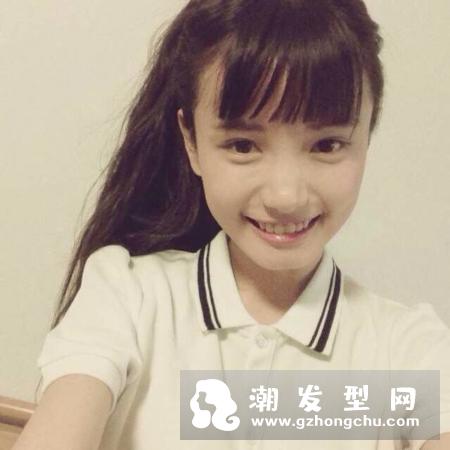 减龄扮嫩刘海图片 洗发前梳头能减少头发脱落吗