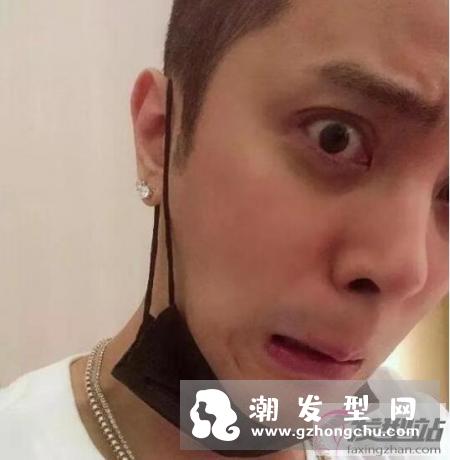 罗志祥最新发型剪寸头 斜庞克发型成当年时尚经典