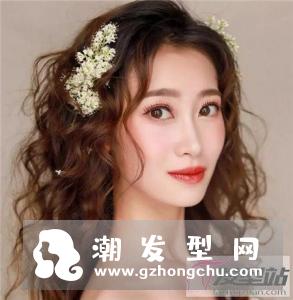 气质韩式新娘发型 森系鲜花新娘最美