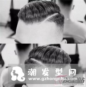 今年流行的人气男发 两边短侧分背头酷炫有型