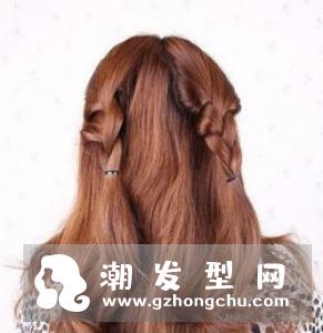 儿童编发发型图片 麻花鱼尾辫怎么扎图解