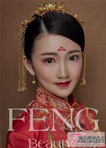 告别法韩系 中式新娘发型正流行