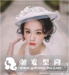 新娘纱帽适合的发型 清新迷人做美丽新娘