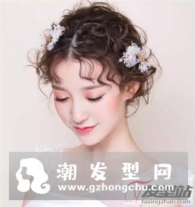 浪漫森系新娘发型 空气感盘发唯美动人