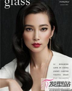 大卷发型图片中长发 散发优雅妩媚女人味