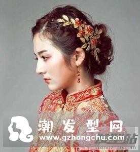 超美古装新娘发型 散发端庄古典贵气