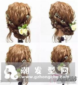 无花不森系 鲜花新娘造型