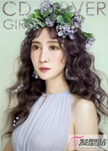长发散发新娘发型 长卷发浪漫又唯美