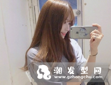 咖啡色长卷发图片 好看的发色推荐