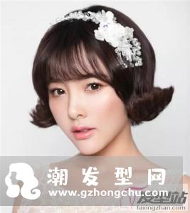 短头发新娘造型 短发新娘也可以很浪漫