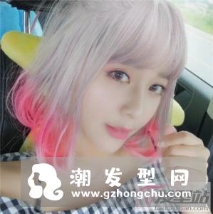 齐肩内扣梨花头 甜美女生短发