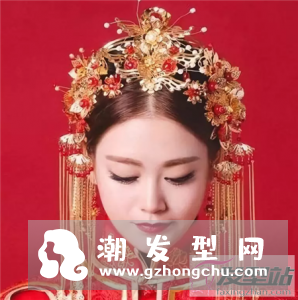 中国风古装新娘发型 演绎唯美古装感