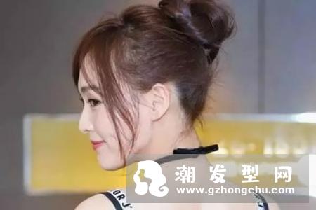 女生日式风格丸子头发型 清新又唯美元气满满