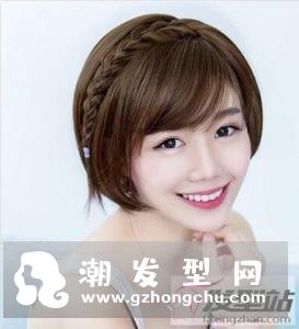 波波头怎么扎简单好看 短发扎出不一样的个性魅力
