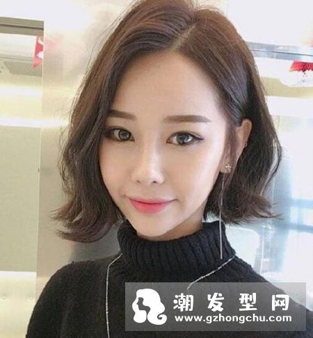 韩式最新女生短发 女神波波头短发发型图片