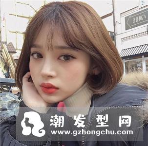学生感短发波波头 “A字”波波更显瘦