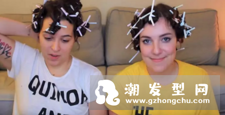 怎么用吸管卷发 步骤图解