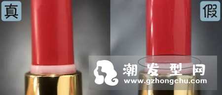露华浓口红真假对比图 从盖子的松紧程度可以判断