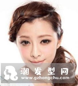 女生刘海编发发型 优雅甜美做个元气女孩