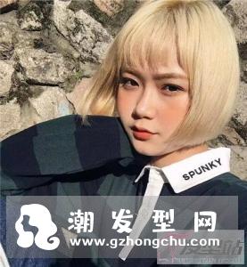 亚麻白金波波短发 甜美显白又撩人