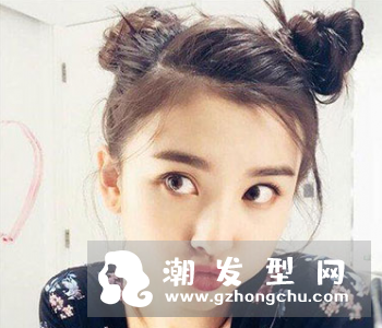 犄角头发图片 迪丽热巴你好美