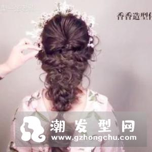 森系抽丝新娘发型 甜美迷人走红朋友圈