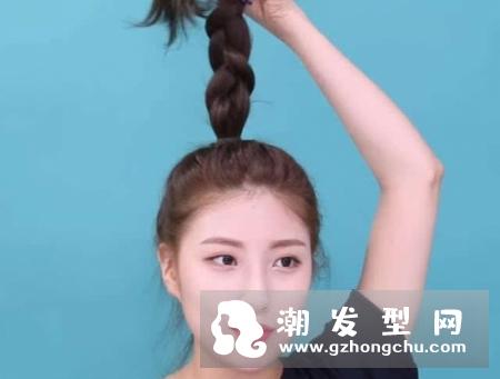 没有刘海怎么扎头发好看 夏日清爽丸子头怎么扎