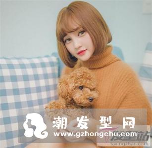 减龄甜美括号波波头短发 内扣发尾设计瘦脸效果惊人