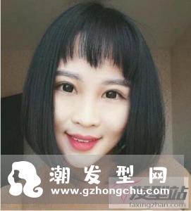 波波头拉直好看吗 直发波波头清爽干脆落落大方