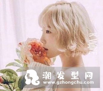 女生短发颜色大全图片 亚麻色浅棕色不错