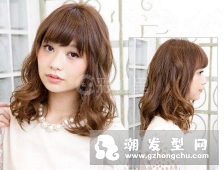女生烫发发型发妆烫 懒女孩福音手拨吹干立马有型
