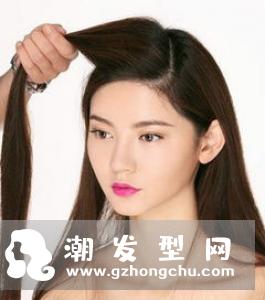 直发怎么扎简单好看 甜美扎发减龄显淑女范