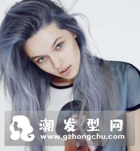 粉雾系头发图片 粉红色卡其灰不错