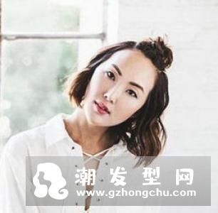 丸子头扎在什么位置好看 高丸子头不适合长发