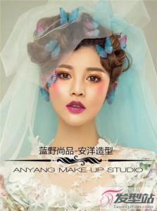 元气新娘发型 演绎森系浪漫