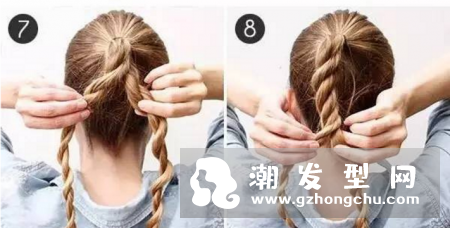 标准麻花辫怎么编 要中等的