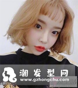 A字减龄波波头 上窄下宽显瘦短发