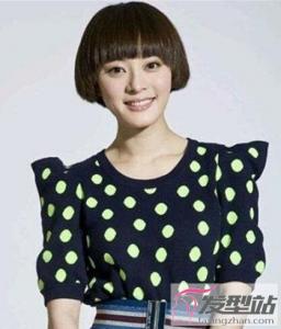 女生西瓜头短发 洋气瘦脸像小清新