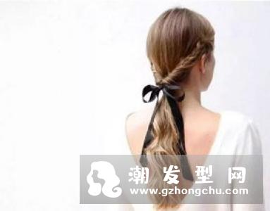 空气坠头发图片 怎么扎好看