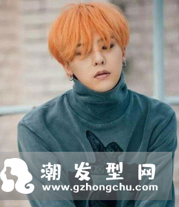 权志龙染发颜色图片 樱桃色橘色水绿色还有海带头