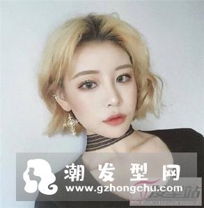 波波头染发颜色大全　白金奶奶灰雾霾蓝