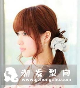 女生必备日系扎发 简约甜美小清新范超美