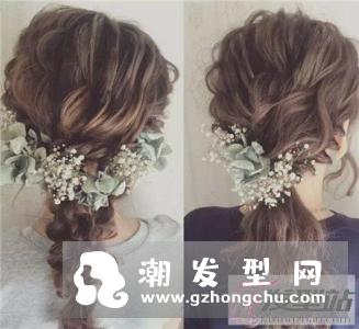 鲜花新娘发型图片 浪漫优雅一见倾城